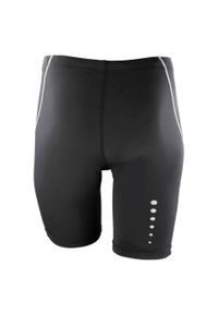 SPIRO - Męskie Spodenki Bodyfit Base Layer. Kolor: czarny. Sport: turystyka piesza