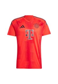 Adidas - Koszulka FC Bayern 24/25 Home. Kolor: czerwony. Materiał: materiał