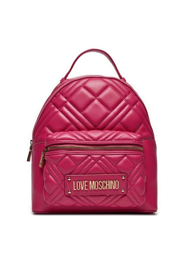 Love Moschino - LOVE MOSCHINO Plecak JC4148PP1LLA0626 Różowy. Kolor: różowy. Materiał: skóra