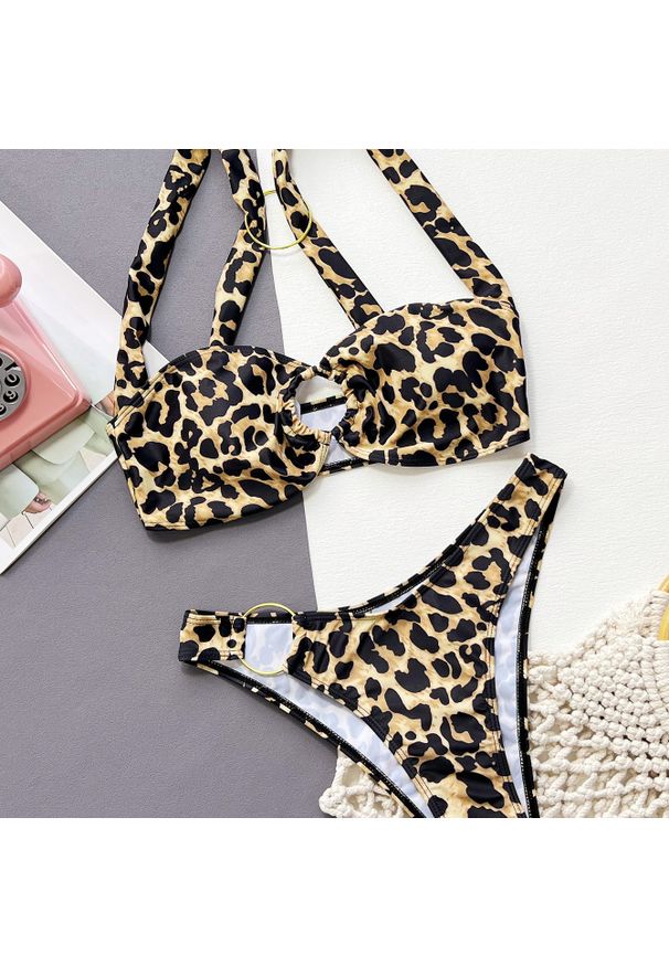 Intica - Bikini retro elastyczne na plażę i basen Siun. Materiał: materiał. Długość: długie