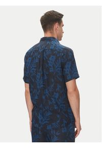 TOMMY HILFIGER - Tommy Hilfiger Koszula Tropical MW0MW38586 Granatowy Regular Fit. Kolor: niebieski. Materiał: len #5