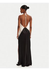 BARDOT Sukienka koktajlowa Yve Contrast Halter 59315DB3 Czarny Regular Fit. Typ kołnierza: dekolt halter. Kolor: czarny. Materiał: wiskoza. Styl: wizytowy