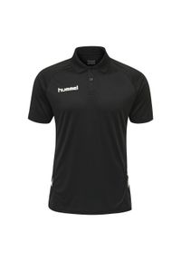Koszulka polo do piłki nożnej dla dzieci Hummel hml PROMO. Okazja: na co dzień. Typ kołnierza: polo. Kolor: czarny. Styl: casual #1