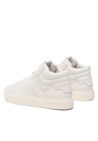 Calvin Klein Sneakersy High Top Lace Up Lth HM0HM01057 Biały. Kolor: biały. Materiał: skóra #3