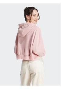 Adidas - adidas Bluza IR8368 Różowy Oversize. Kolor: różowy. Materiał: syntetyk #5