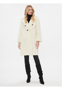 Marella Płaszcz wełniany Caprile 2330161236200 Écru Regular Fit. Materiał: wełna #5
