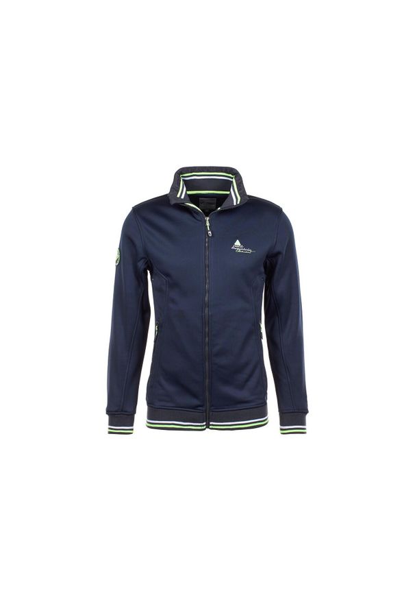 PEAK MOUNTAIN - Bluza z polaru Shell Peak Mountain Creen. Kolor: niebieski. Materiał: polar. Sezon: zima. Sport: narciarstwo