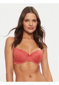 Hunkemöller Biustonosz z fiszbiną Marine 206320 Czerwony. Kolor: czerwony. Materiał: syntetyk #3