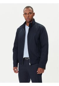 BOSS Kurtka przejściowa H Coiner 50543184 Granatowy Regular Fit. Kolor: niebieski. Materiał: bawełna