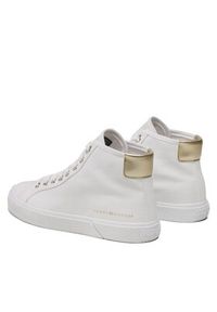 TOMMY HILFIGER - Tommy Hilfiger Sneakersy Essential Highcut Sneaker FW0FW07120 Biały. Kolor: biały. Materiał: materiał #2