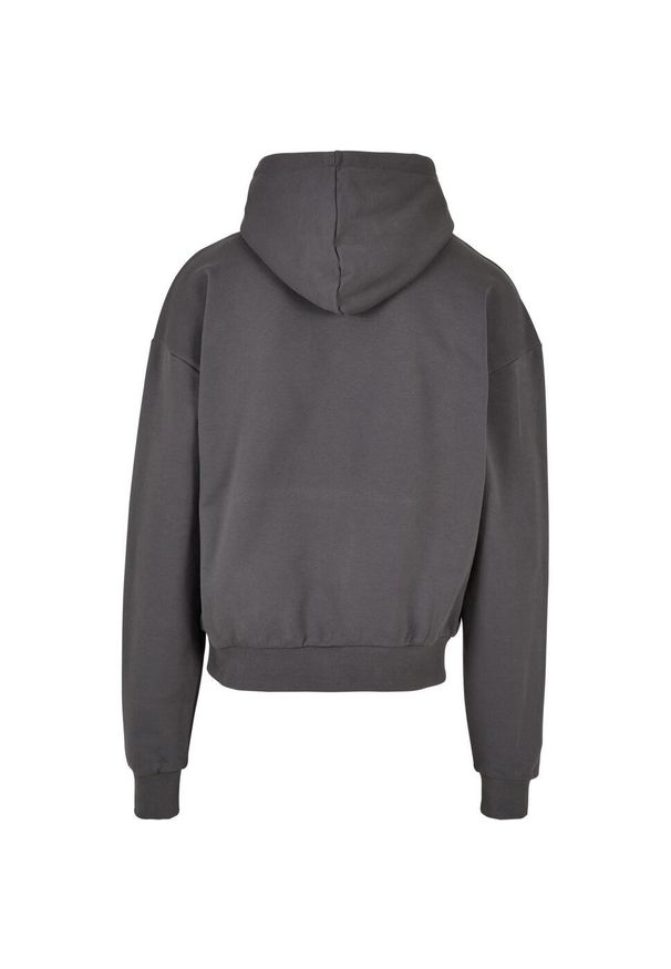 BUILD YOUR BRAND - Bawełniana Bluza Z Kapturem Dla Dorosłych Unisex Ultra Heavyweight Boxy Hoodie. Typ kołnierza: kaptur. Kolor: szary. Materiał: bawełna