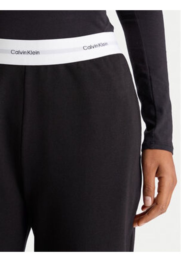 Calvin Klein Underwear Spodnie piżamowe LV00QS7518 Czarny Regular Fit. Kolor: czarny. Materiał: bawełna