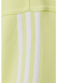 adidas Originals - Bluza bawełniana. Typ kołnierza: kaptur. Kolor: żółty. Materiał: bawełna