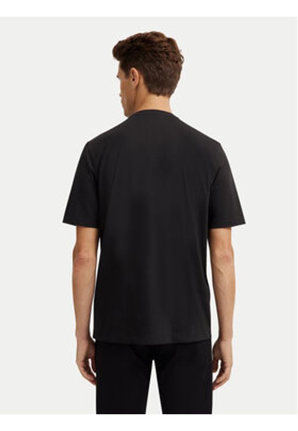 Bugatti T-Shirt 8350-95040 Czarny Regular Fit. Kolor: czarny. Materiał: bawełna