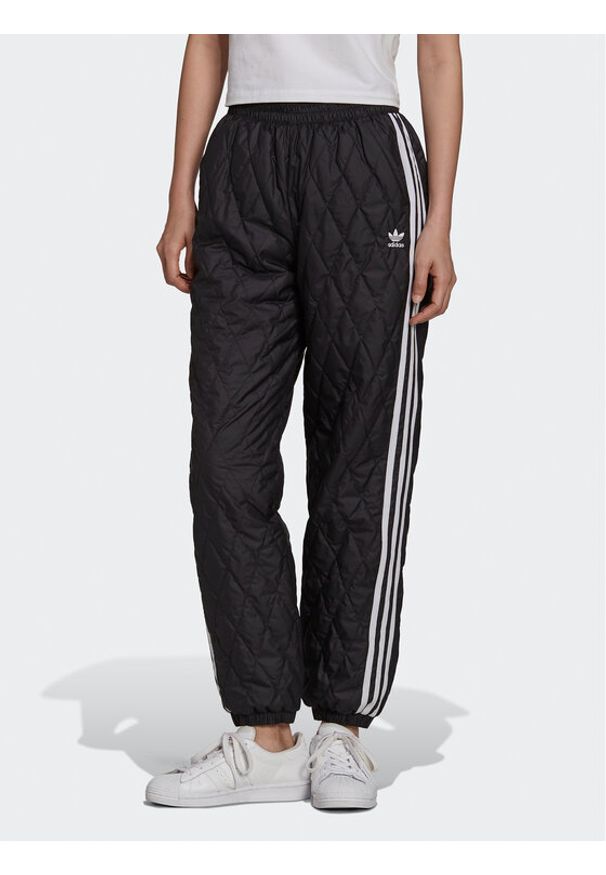 Adidas - adidas Spodnie dresowe adicolor Classics Quilted H43918 Czarny Regular Fit. Kolor: czarny. Materiał: dresówka, syntetyk
