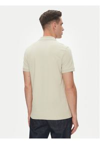 BOSS Polo Passerzip 50537507 Beżowy Slim Fit. Typ kołnierza: polo. Kolor: beżowy. Materiał: bawełna #4