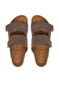 Birkenstock Klapki Uji 1029200 Brązowy. Kolor: brązowy. Materiał: zamsz, skóra #6
