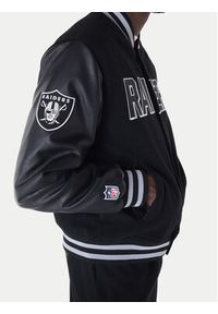 New Era Kurtka bomber New Era NFL Las Vegas Raiders Varsity 60596371 Czarny Regular Fit. Kolor: czarny. Materiał: syntetyk #6
