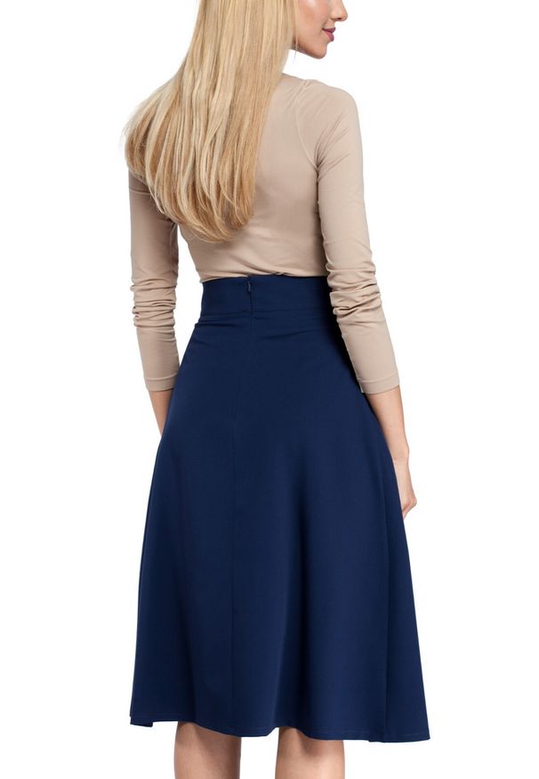 Spódnica rozkloszowana MOE elegancka, do kolan