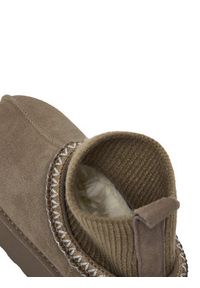 Badura Śniegowce EO-ANDREA-TS6278-01 Beżowy. Kolor: beżowy. Materiał: skóra, zamsz #4