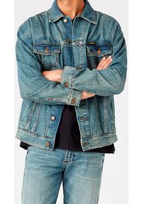 Wrangler - WRANGLER ANTI FIT JACKET MĘSKA KURTKA JEANSOWA GRASS ROOTS W459Y131C. Materiał: jeans