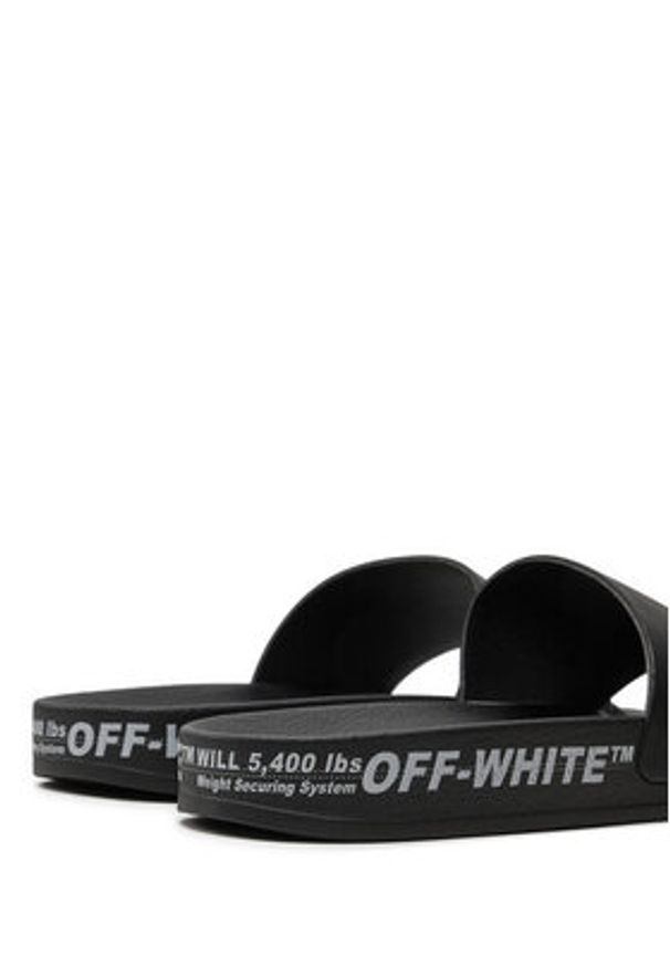 OFF-WHITE - Off-White Klapki OMIC001S22MAT0011001 Czarny. Kolor: czarny