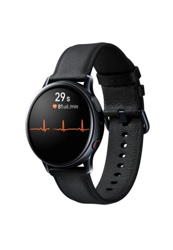 Smartwatch SAMSUNG Galaxy Watch Active 2 SM-R835N 40mm LTE Stal Nierdzewna Czarny. Rodzaj zegarka: smartwatch. Kolor: czarny. Materiał: skóra. Styl: elegancki