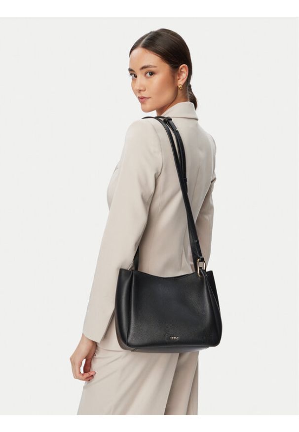Furla Torebka Nuvola M WB02020 HSF000 CN O6000 Czarny. Kolor: czarny. Materiał: skórzane