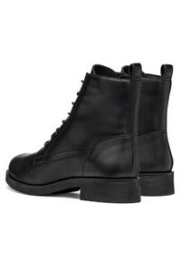 Geox Botki D Rawelle D566RA 000TU C9999 Czarny. Kolor: czarny. Materiał: skóra
