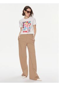 Weekend Max Mara T-Shirt Cinema 2415971061 Écru Regular Fit. Materiał: bawełna #4