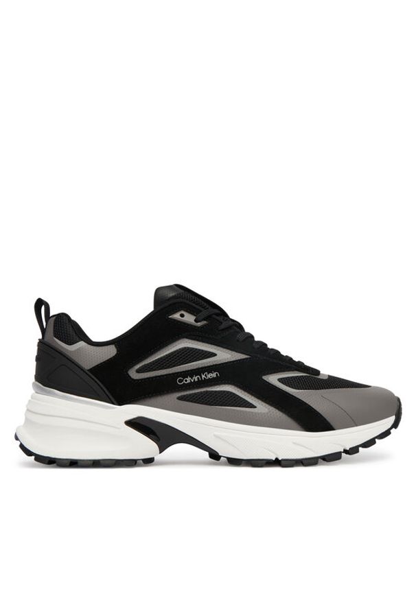 Calvin Klein Sneakersy Hike Runner Ck Stripe Mix Ny-Su HM0HM02220 Czarny. Kolor: czarny. Materiał: materiał