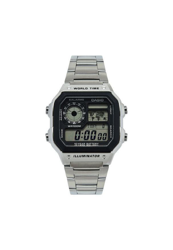 Zegarek Casio. Kolor: srebrny