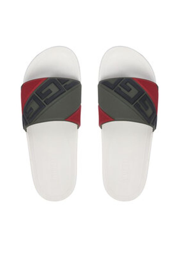 Guess Klapki FMJODE ELE19 Zielony. Kolor: zielony. Materiał: syntetyk
