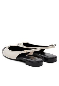 Tory Burch Baleriny 166592 Beżowy. Kolor: beżowy. Materiał: skóra #6