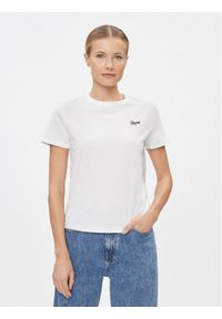 Tommy Jeans T-Shirt Script DW0DW17367 Biały Regular Fit. Kolor: biały. Materiał: bawełna #1