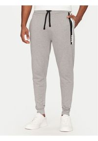BOSS Spodnie dresowe Authentic 50540654 Szary Regular Fit. Kolor: szary. Materiał: bawełna