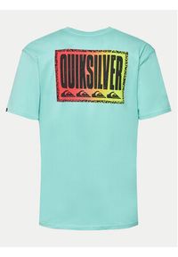 Quiksilver T-Shirt Long Fade EQYZT07670 Niebieski Regular Fit. Kolor: niebieski. Materiał: bawełna #2