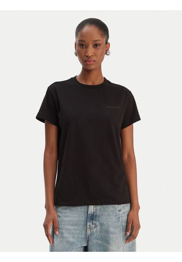 Patrizia Pepe T-Shirt 8M1543/J111-K103 Czarny Regular Fit. Kolor: czarny. Materiał: bawełna