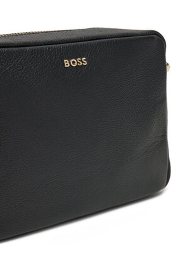 BOSS Torebka Alyce 50535985 Czarny. Kolor: czarny. Materiał: skórzane