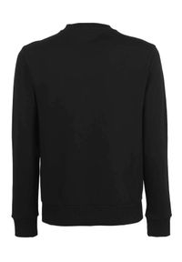 Balmain - BALMAIN - Czarna bluza z kontrastowym nadrukiem. Kolor: czarny. Materiał: bawełna. Długość rękawa: długi rękaw. Długość: długie. Wzór: nadruk #3