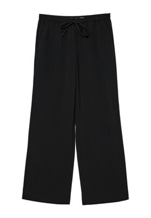 Vero Moda Spodnie materiałowe Milly 10331924 Czarny Wide Leg. Kolor: czarny. Materiał: syntetyk