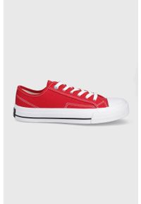 Jack & Jones tenisówki JFWCORP męskie kolor czerwony. Nosek buta: okrągły. Zapięcie: sznurówki. Kolor: czerwony. Materiał: guma