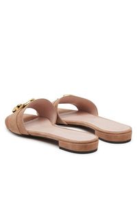 Coccinelle Klapki E4 SB2 17 01 01 Beżowy. Kolor: beżowy. Materiał: zamsz, skóra #4