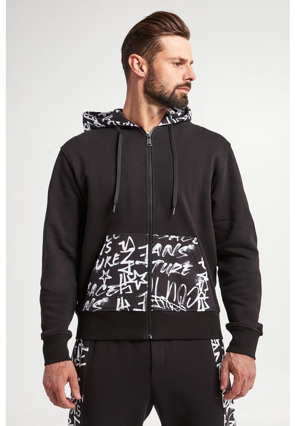 Versace Jeans Couture - Bluza męska z kapturem VERSACE JEANS COUTURE. Typ kołnierza: kaptur
