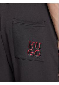 Hugo Spodnie dresowe Monolog 50478941 Czarny Regular Fit. Kolor: czarny. Materiał: bawełna, dresówka #4