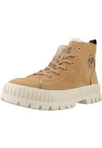 Palladium - PALLADIUM PALLASHOCK ZIP Brązowy. Zapięcie: sznurówki. Kolor: brązowy. Materiał: materiał. Szerokość cholewki: normalna. Sport: turystyka piesza #1