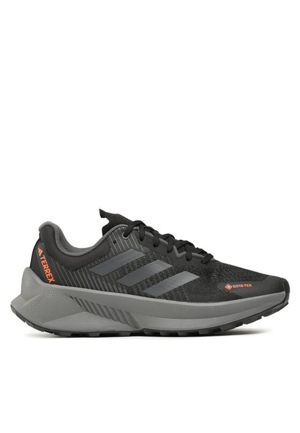 Adidas - adidas Buty do biegania Terrex Soulstride Flow Gtx GORE-TEX ID6714 Czarny. Kolor: czarny. Materiał: mesh, materiał. Technologia: Gore-Tex. Model: Adidas Terrex