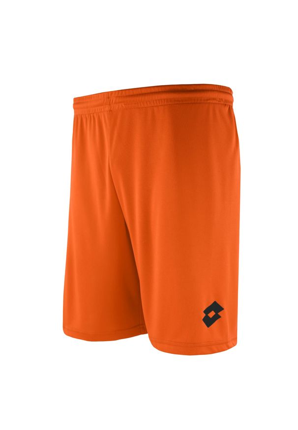 LOTTO - Spodenki piłkarskie dla dzieci Lotto Elite. Kolor: pomarańczowy. Styl: sportowy