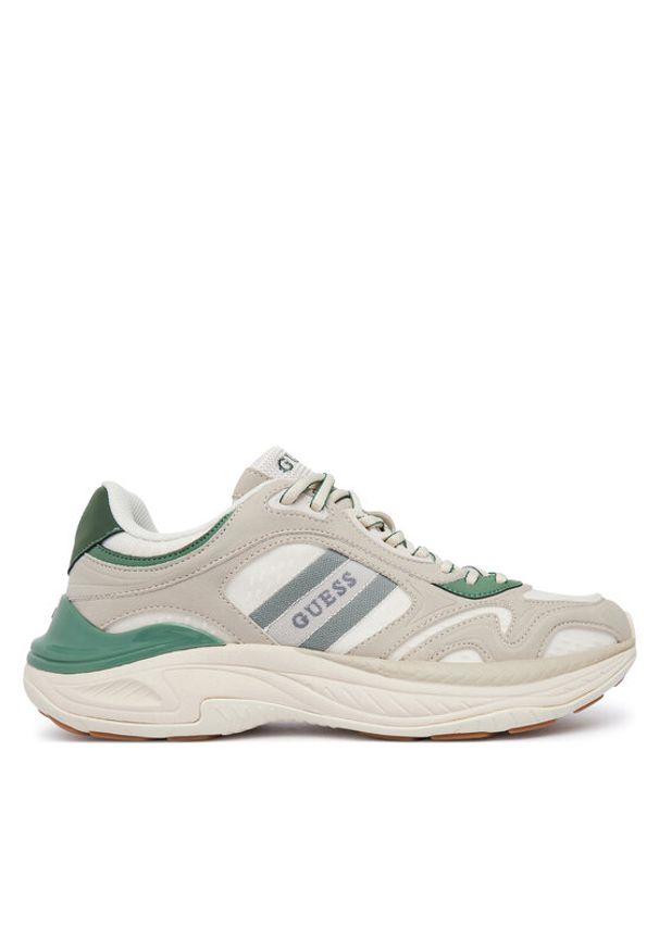 Guess Sneakersy FMTSQU SUE12 Beżowy. Kolor: beżowy. Materiał: materiał