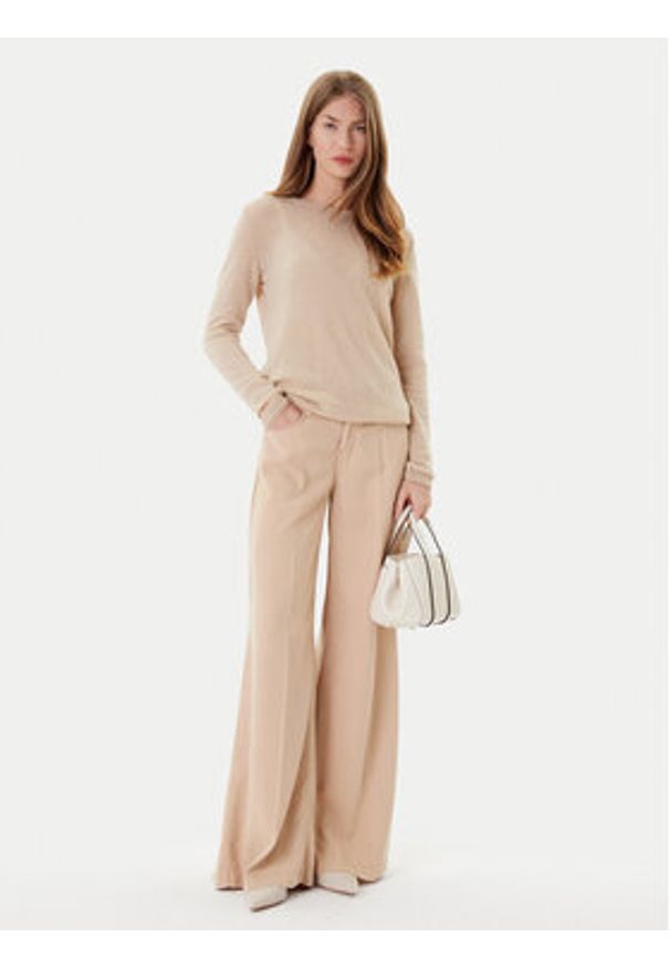 JOOP! Sweter 58 252KN58Kacy 30047487 Beżowy Slim Fit. Kolor: beżowy. Materiał: kaszmir